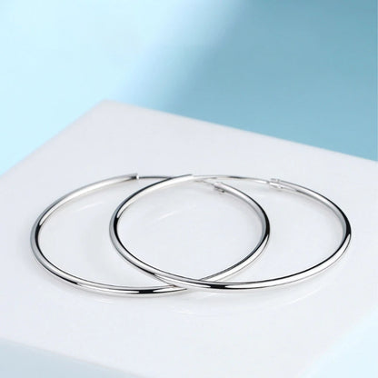 Classic Circle Hoop Earrings For Women