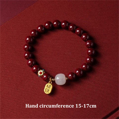 Lucky Wealth Red Beaded Bracelet