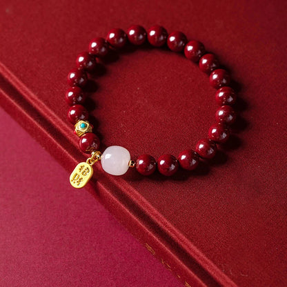 Lucky Wealth Red Beaded Bracelet