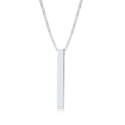 Mens Vertical Bar Necklaces For Men