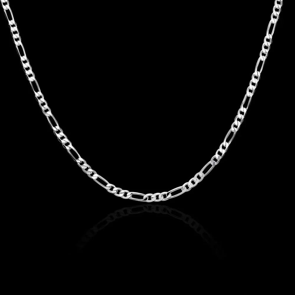 Sterling 925 Silver Chain Necklace For Men